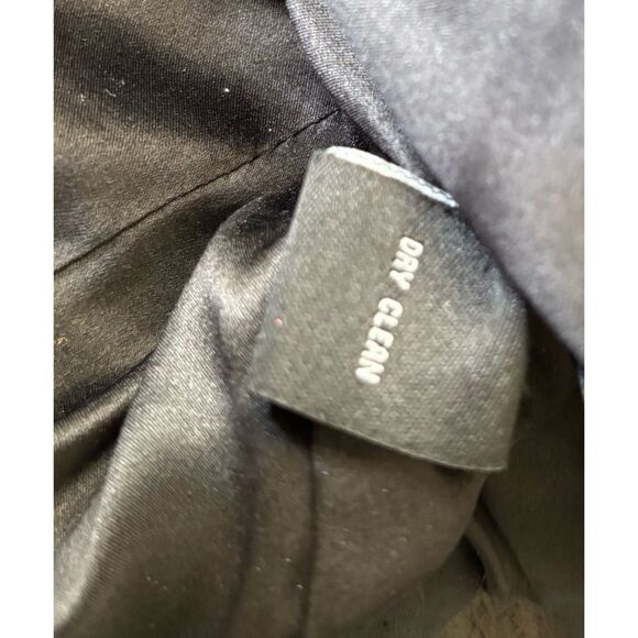 JILL STUART Collection Runway Lambskin Leather Bolero Cropped Bow Jacket Size 0 - Picture 5 of 6